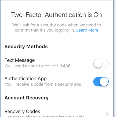 How to Enable Two-Step Authentication (2FA) on Instagram